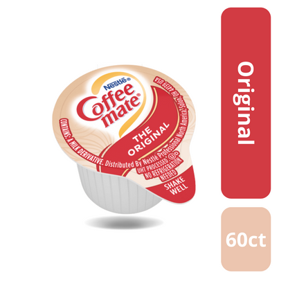 Coffee mate Liquid Creamer Singles Variety Pack, 180ct, 3 Flavors x 60 Each, Original, French Vanilla, Hazelnut + BestBonus4U Coffee Stirrer Spoon